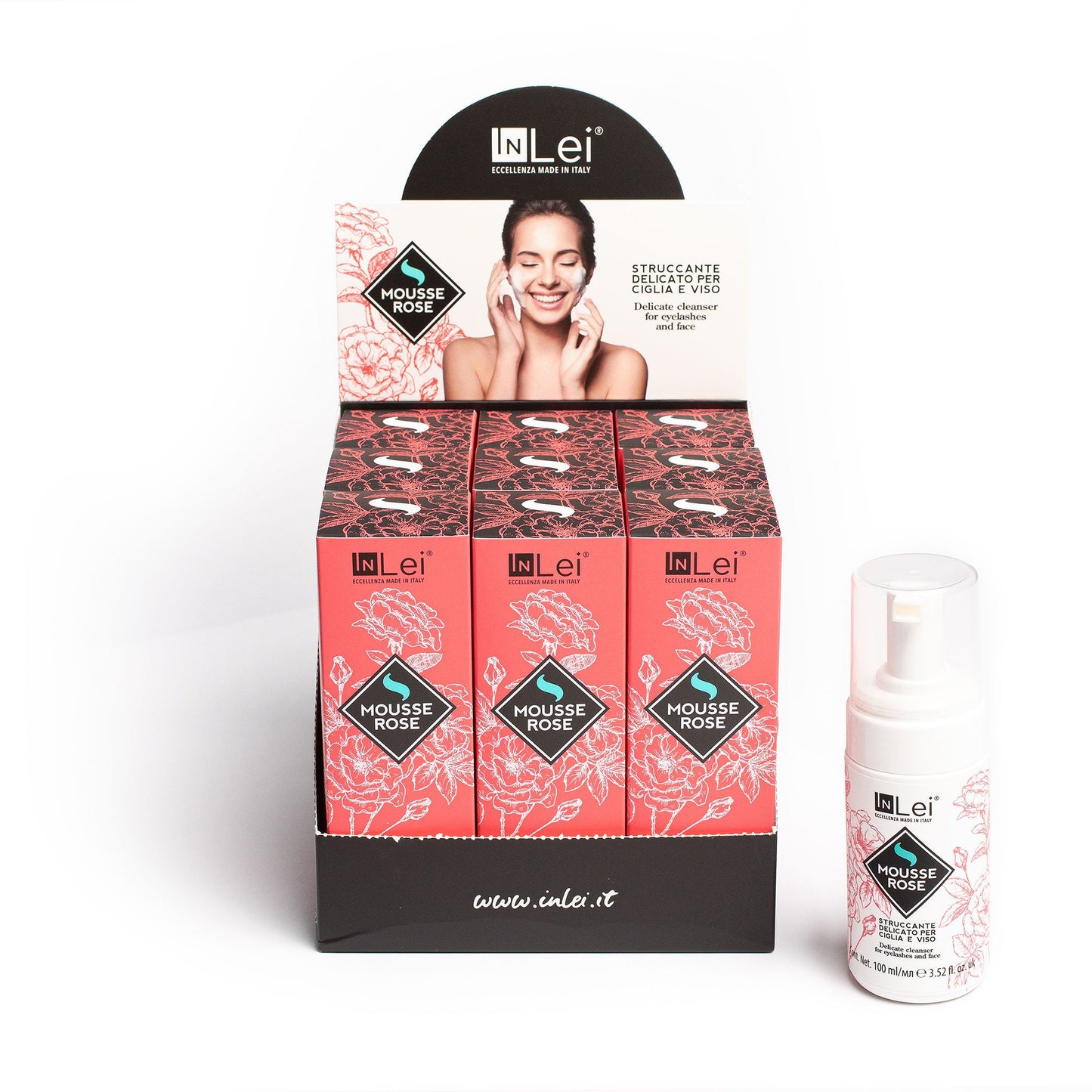 InLei® | Delicate Mousse Cleanser | Rose - Lash Kings