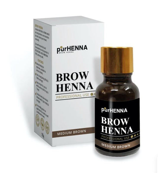 PurHenna Brow Henna - Medium Brown - Lash Kings