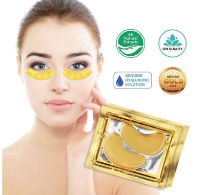 Crystal 24K Gold Powder Gel Collagen Eye Mask - Lash Kings
