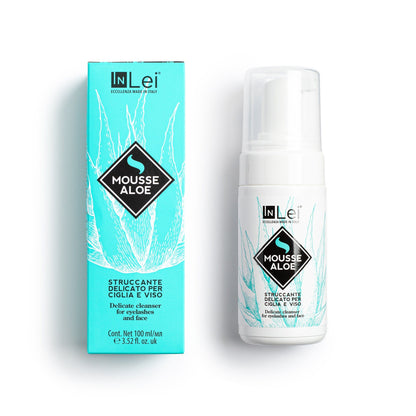 Inlei Delicate Mousse Cleanser - Aloe - Lash Kings