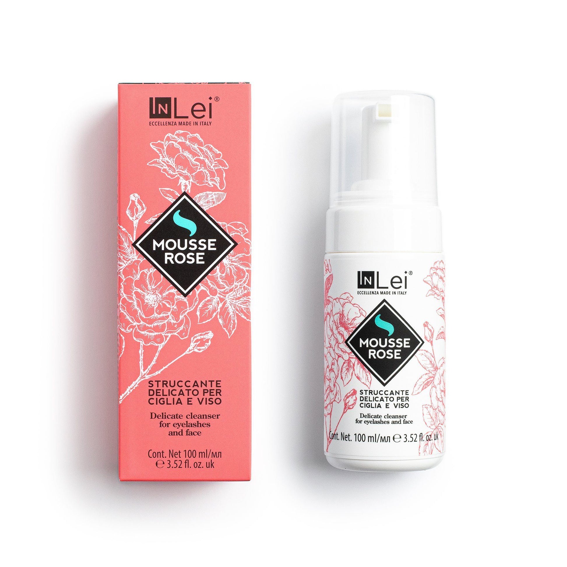 InLei® | Delicate Mousse Cleanser | Rose - Lash Kings